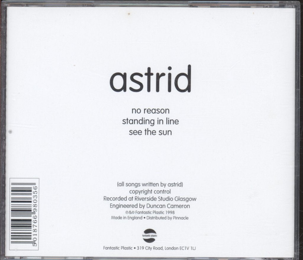 Astrid (Scottish Indie Group) - No Reason - Cd
