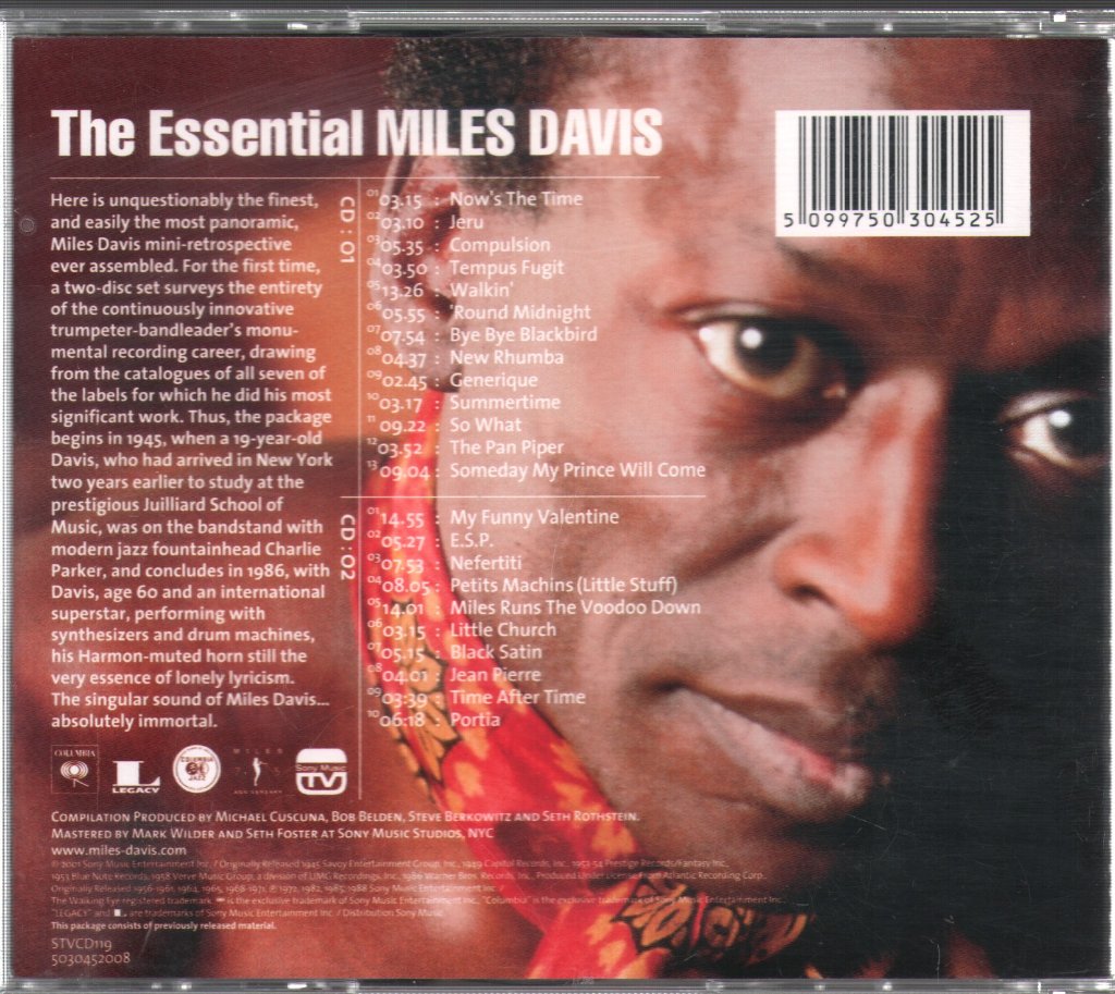 Miles Davis - Essential Miles Davis - Double Cd