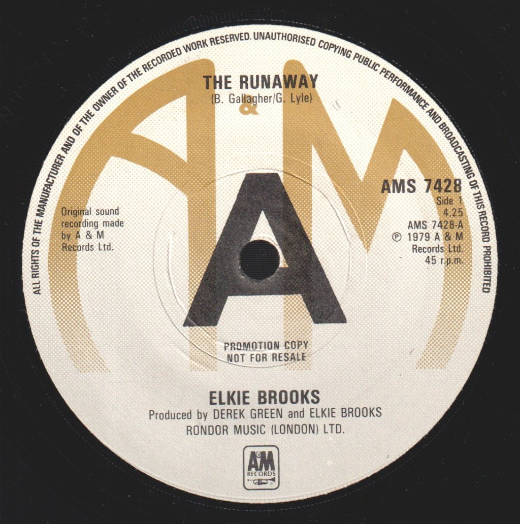 Elkie Brooks - Runaway - 7 Inch