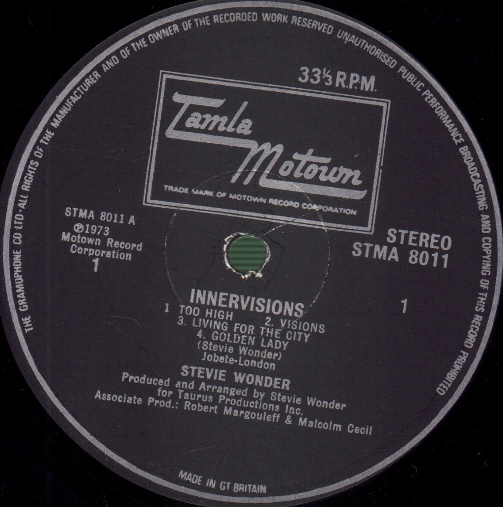 Stevie Wonder - Innervisions - Lp
