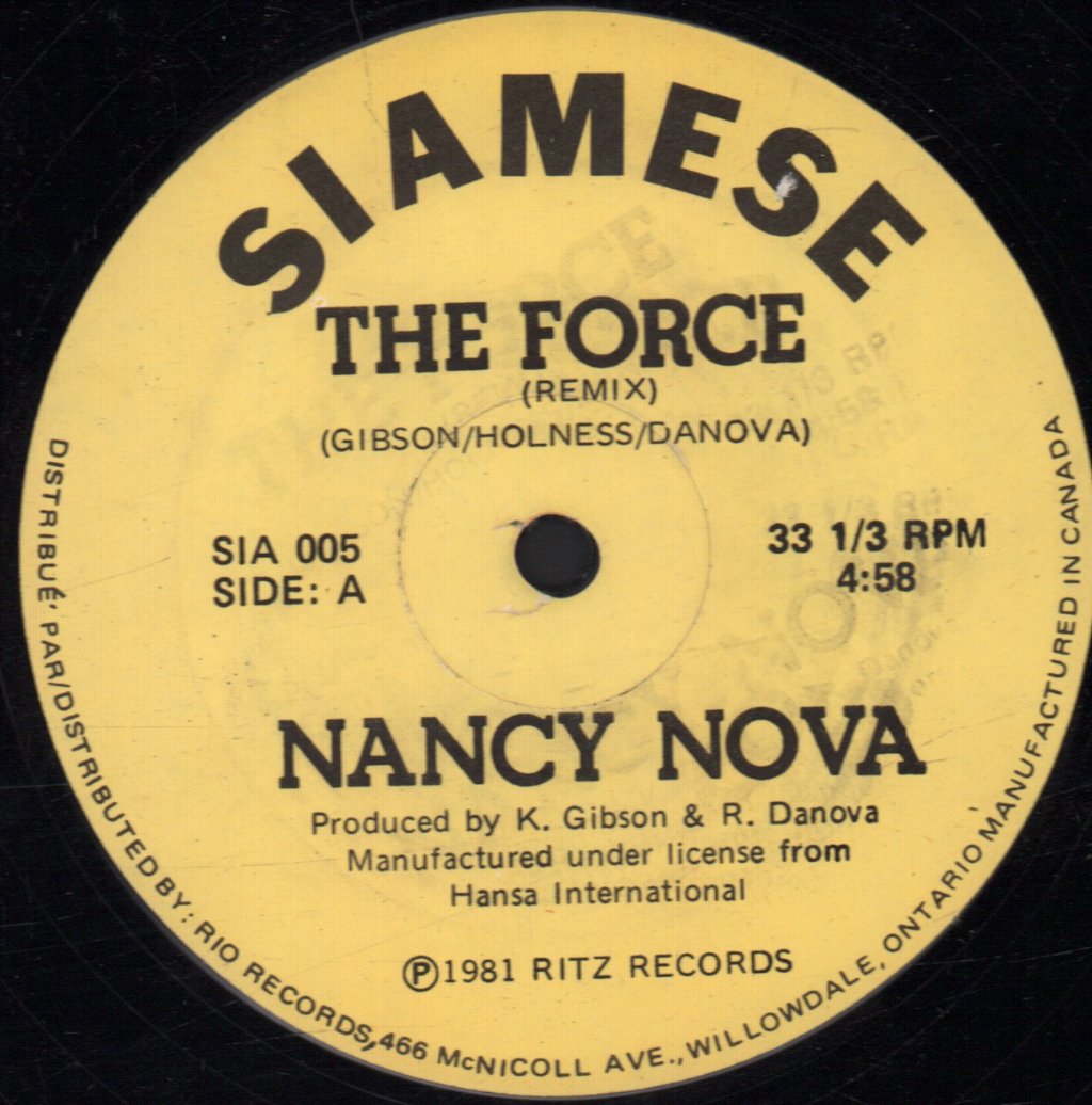 Nancy Nova - Force (Remix) - 12 Inch