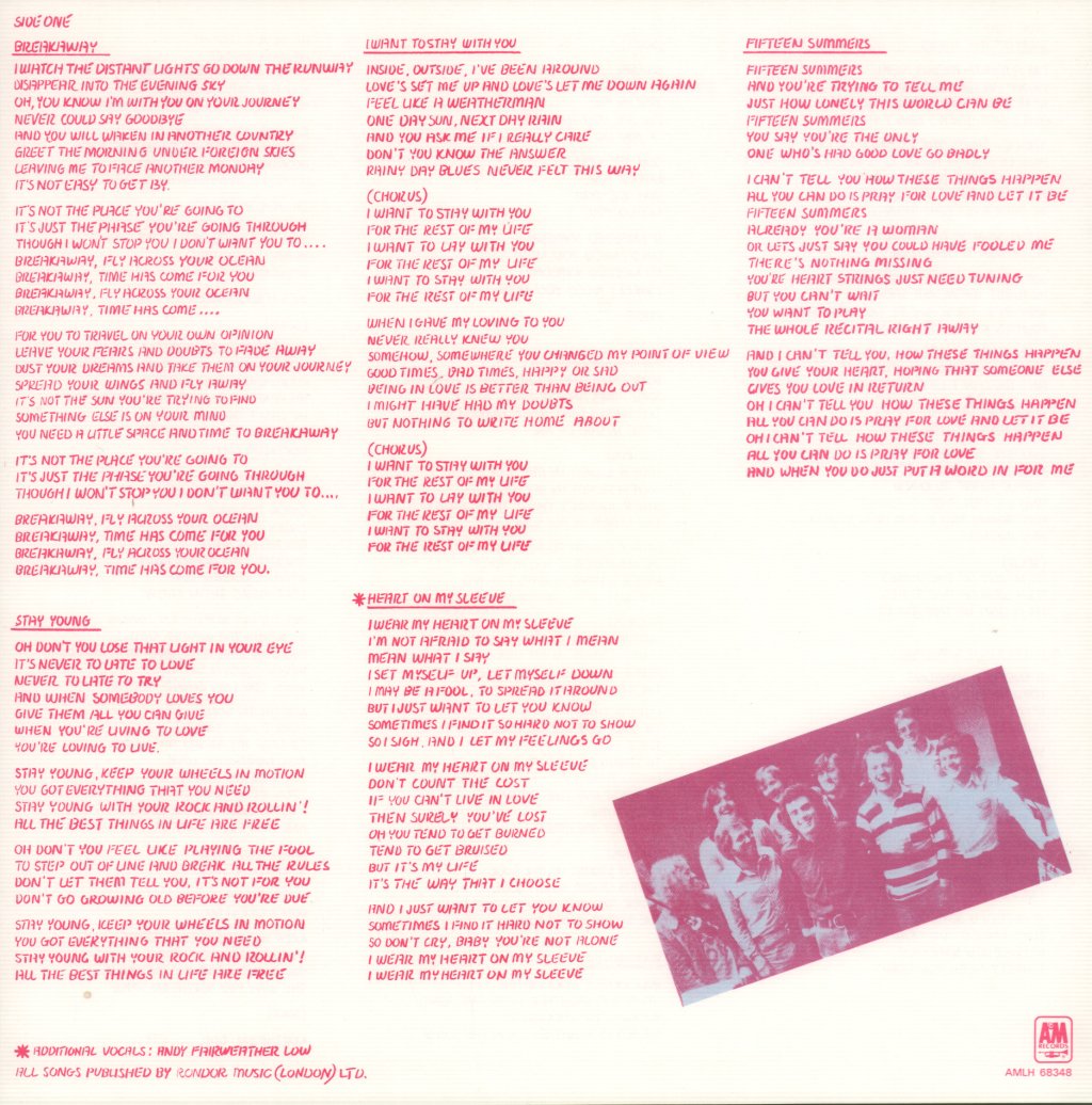 Gallagher And Lyle - Breakaway - Lp