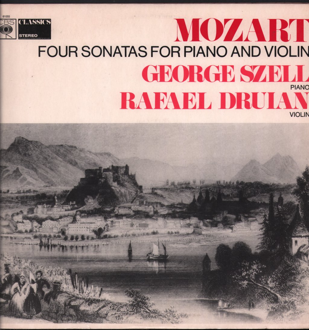 George Szell / Rafael Druian - Mozart - Four Sonatas For Piano And Violin - Lp