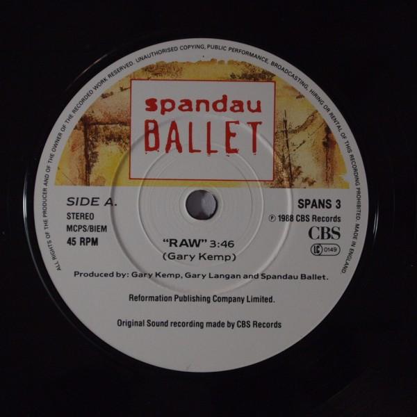 Spandau Ballet - Raw - 7 Inch