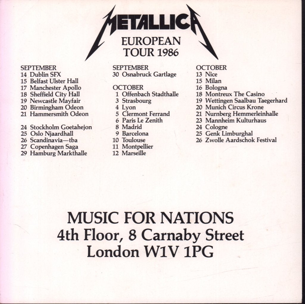 Metallica - Master Of Puppets - Lp