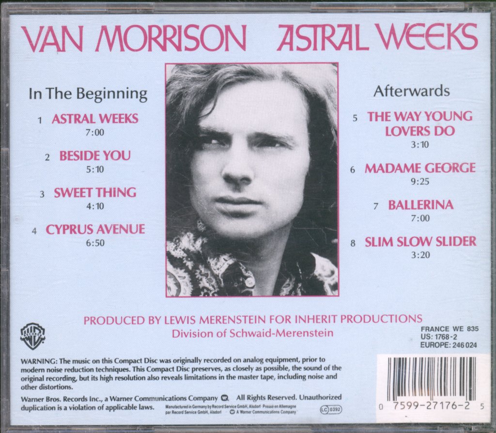 Van Morrison - Astral Weeks - Cd