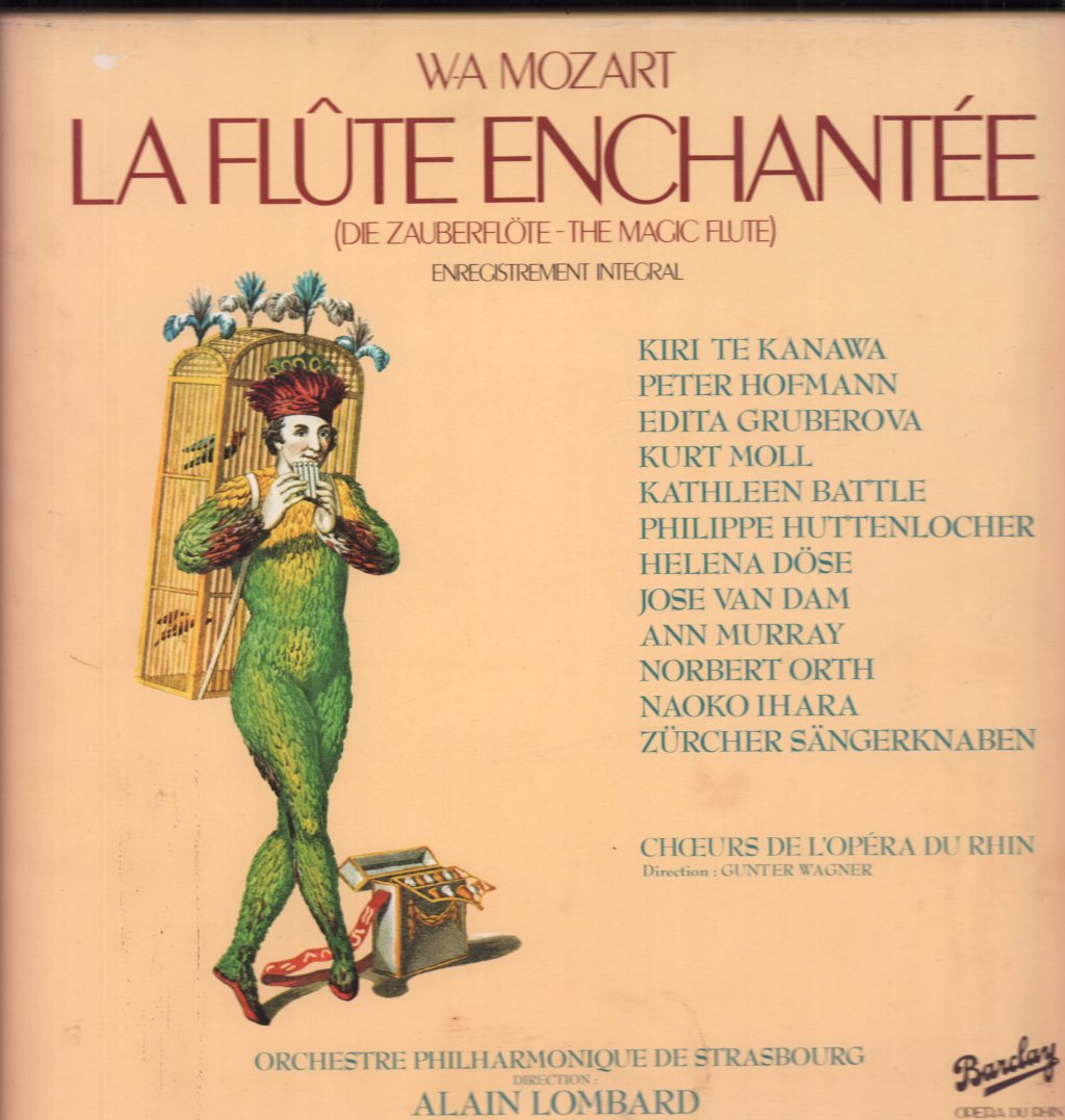 Orchestre Philharmonique De Strasbourg - mozart La Flûte Enchantée - Triple Lp