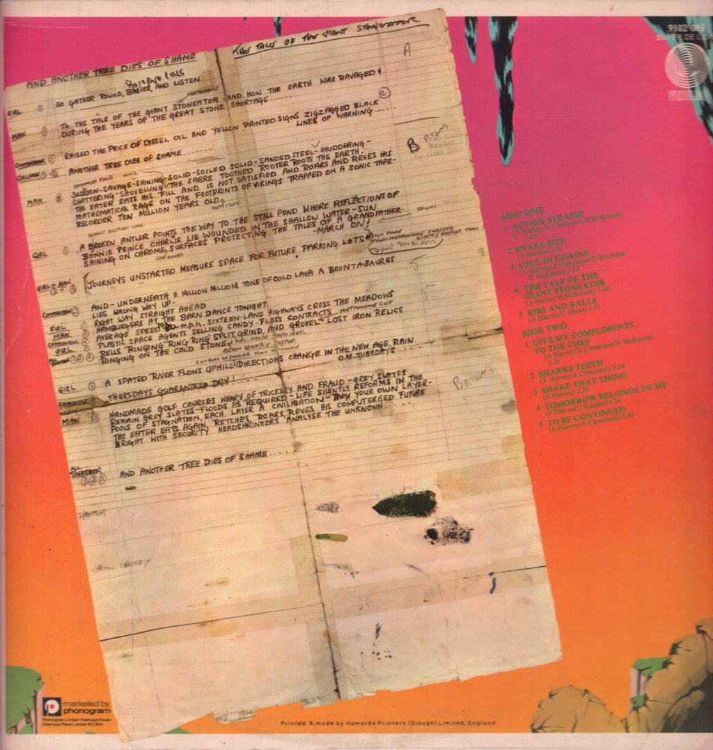 Sensational Alex Harvey Band - Tomorrow Belongs To Me - Lp