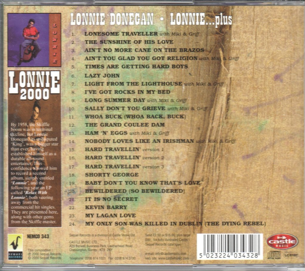 Lonnie Donegan - Lonnie... Plus - Cd