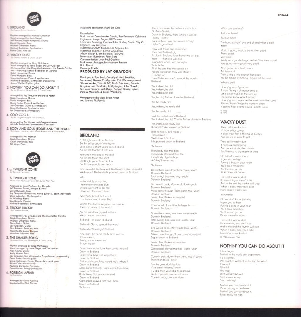 Manhattan Transfer - Extensions - Lp
