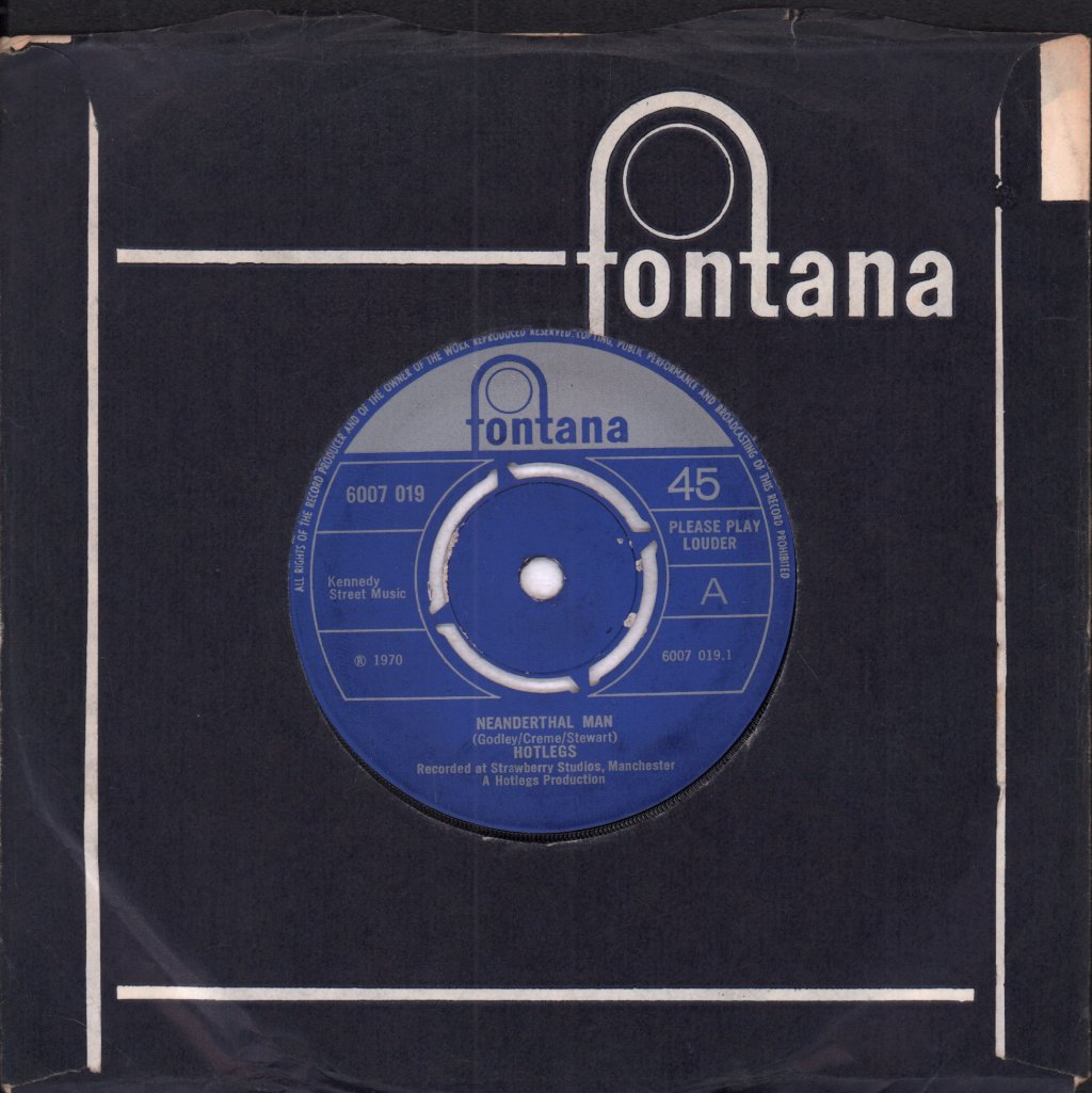 Hotlegs - Neanderthal Man - 7 Inch