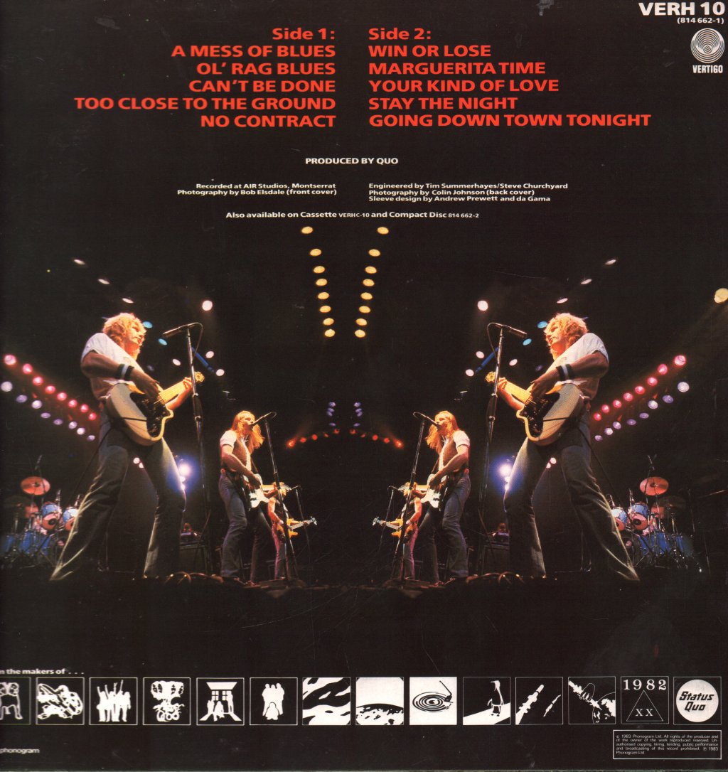 Status Quo - Back To Back - Lp