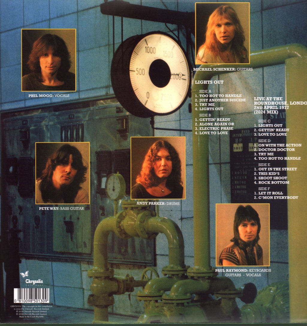 UFO - Lights Out - Triple Lp