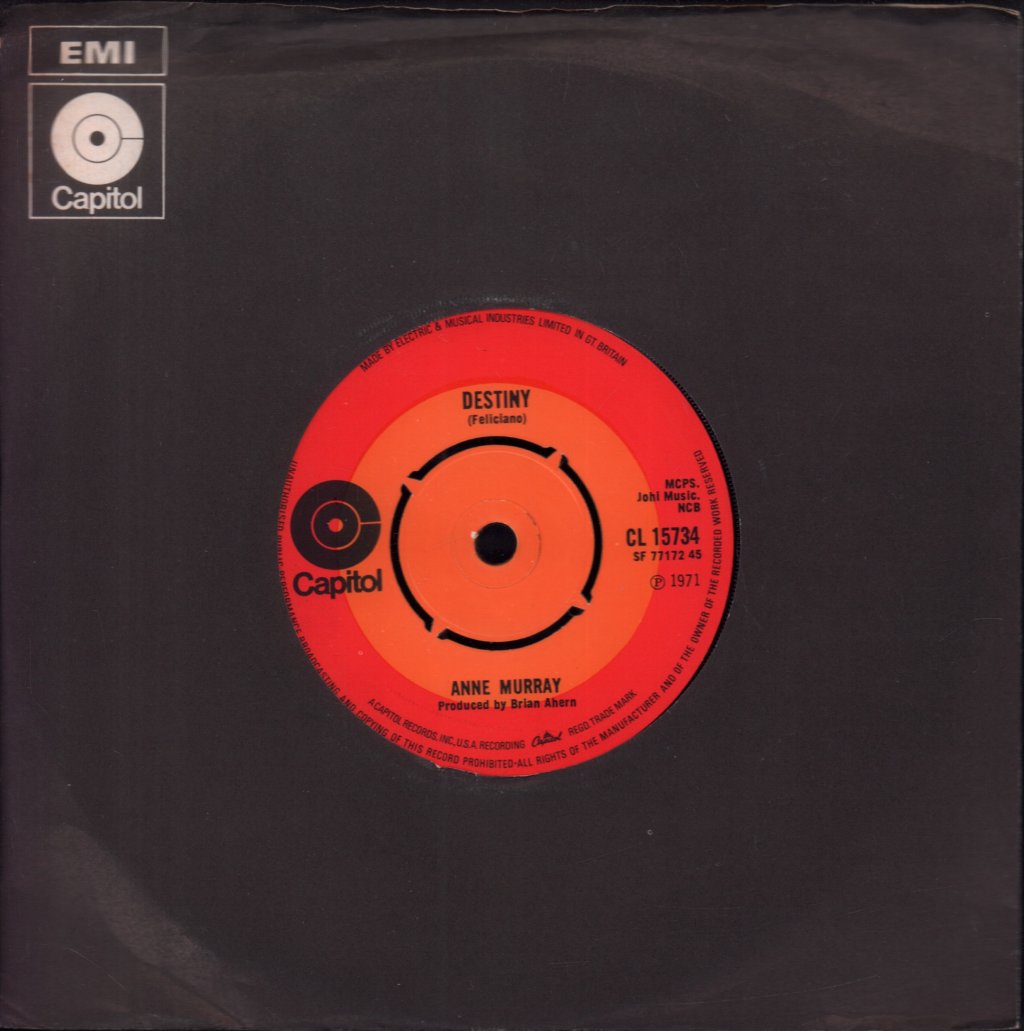 Anne Murray - Destiny - 7 Inch