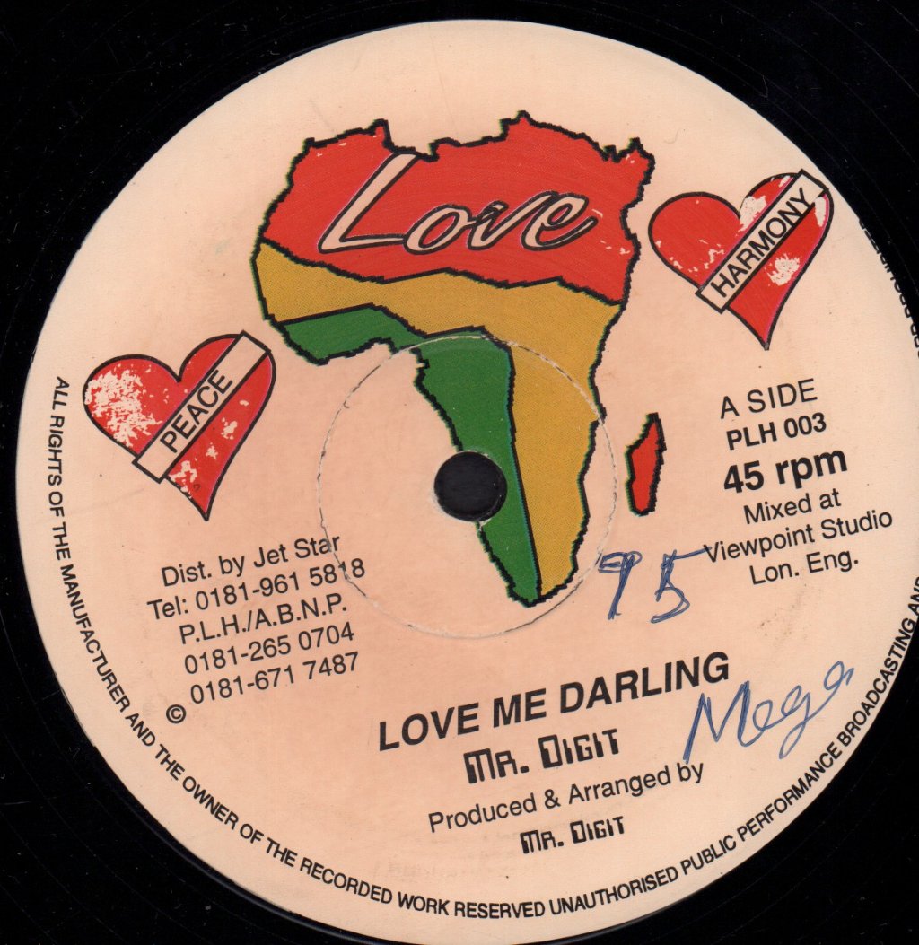 Mr Digit - Love Me Darling - 12 Inch