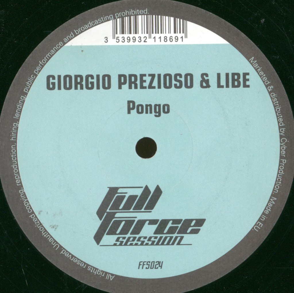 Giorgio Prezioso vs. Libe - Pongo - 12 Inch