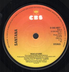 Santana - Revelations - 7 Inch