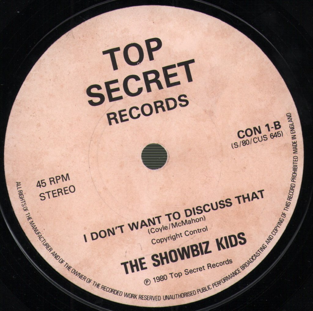 Showbiz Kids - She Goe's To Fino's - 7 Inch