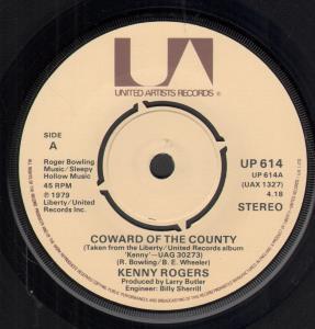 Kenny Rogers - Coward Of The County - 7 Inch