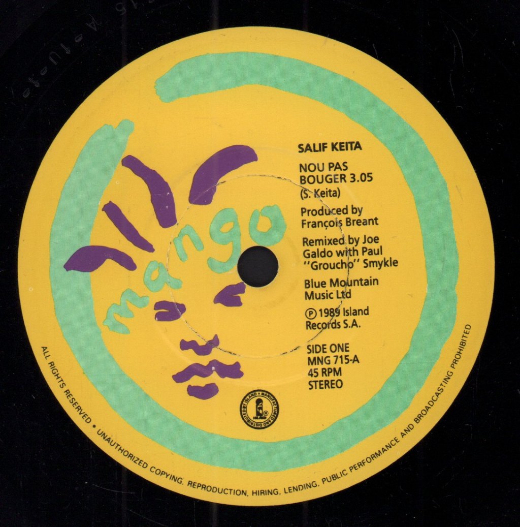 Salif Keita - Nou Pas Bouger - 7 Inch