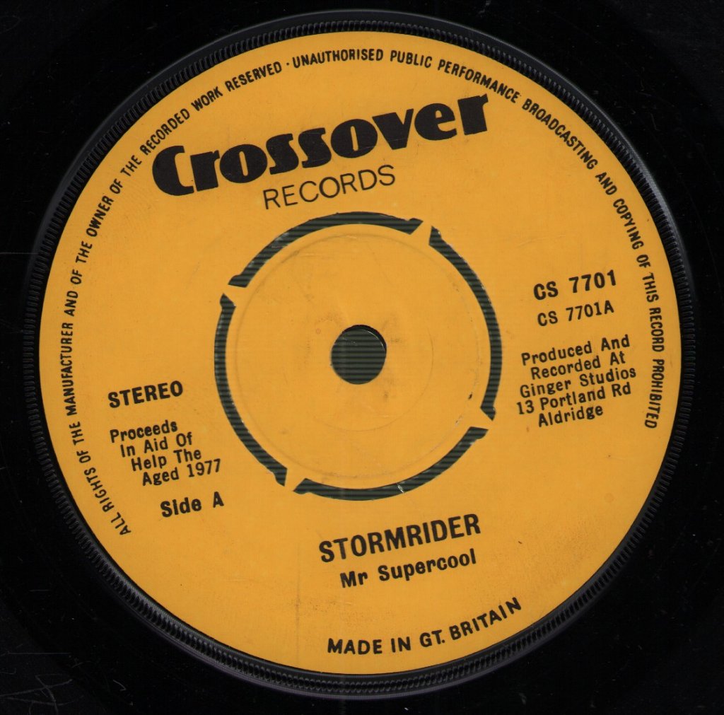 Stormrider - Mr Supercool - 7 Inch