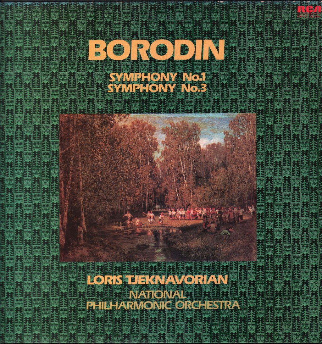 Loris Tjeknavorian / National Philharmonic Orchestra - Borodin - Symphony No. 1 in E Flat Major / Symphony No. 3 In A Minor "Unfinished" - Lp