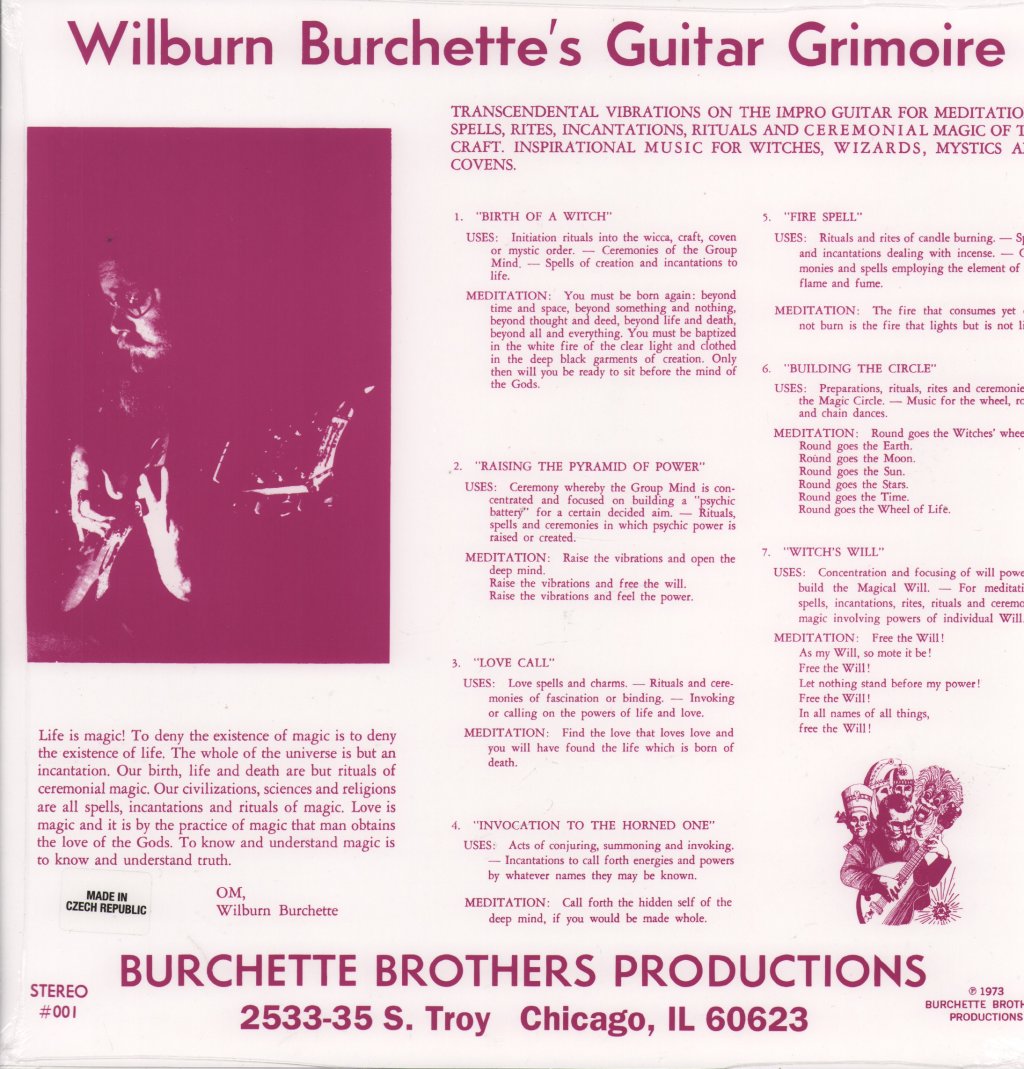 Master Wilburn Burchette - Guitar Grimoire - Lp
