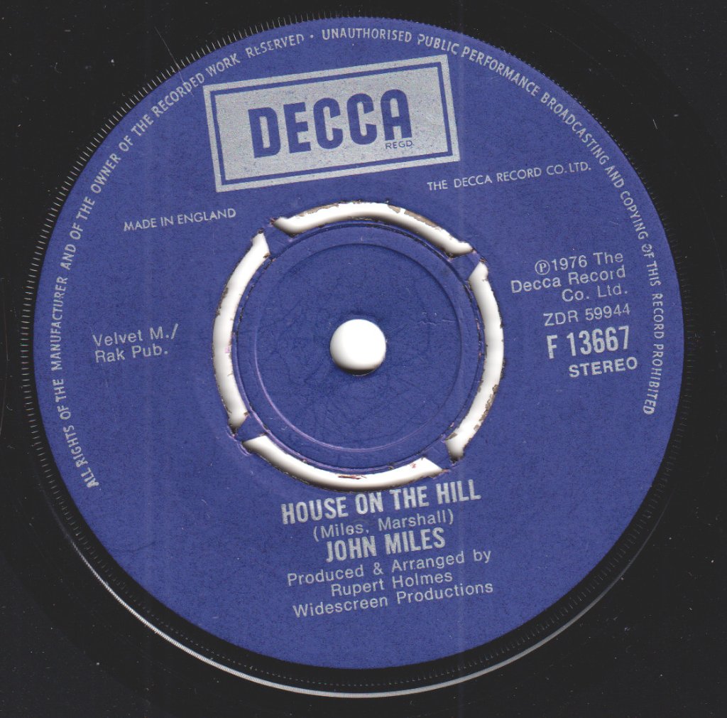 John Miles - Remember Yesterday - 7 Inch