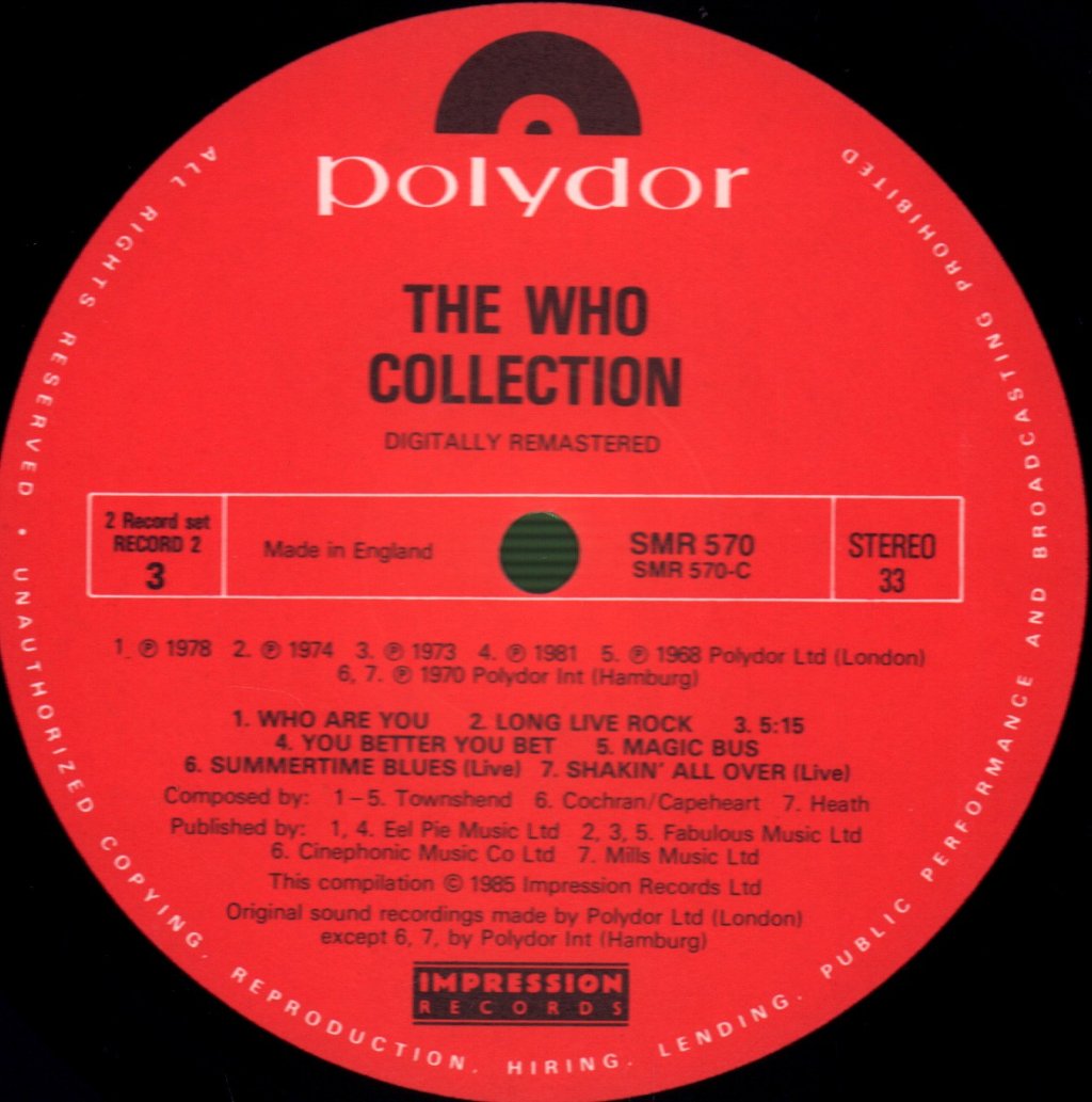 Who - Collection - Double Lp