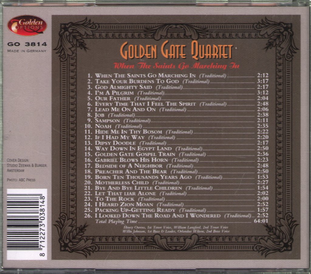 Golden Gate Quartet - When The Saints Go Marching In - Cd