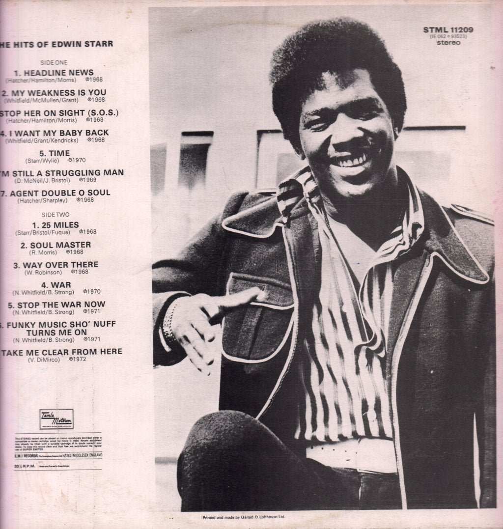 Edwin Starr - Hits Of Edwin Starr - Lp