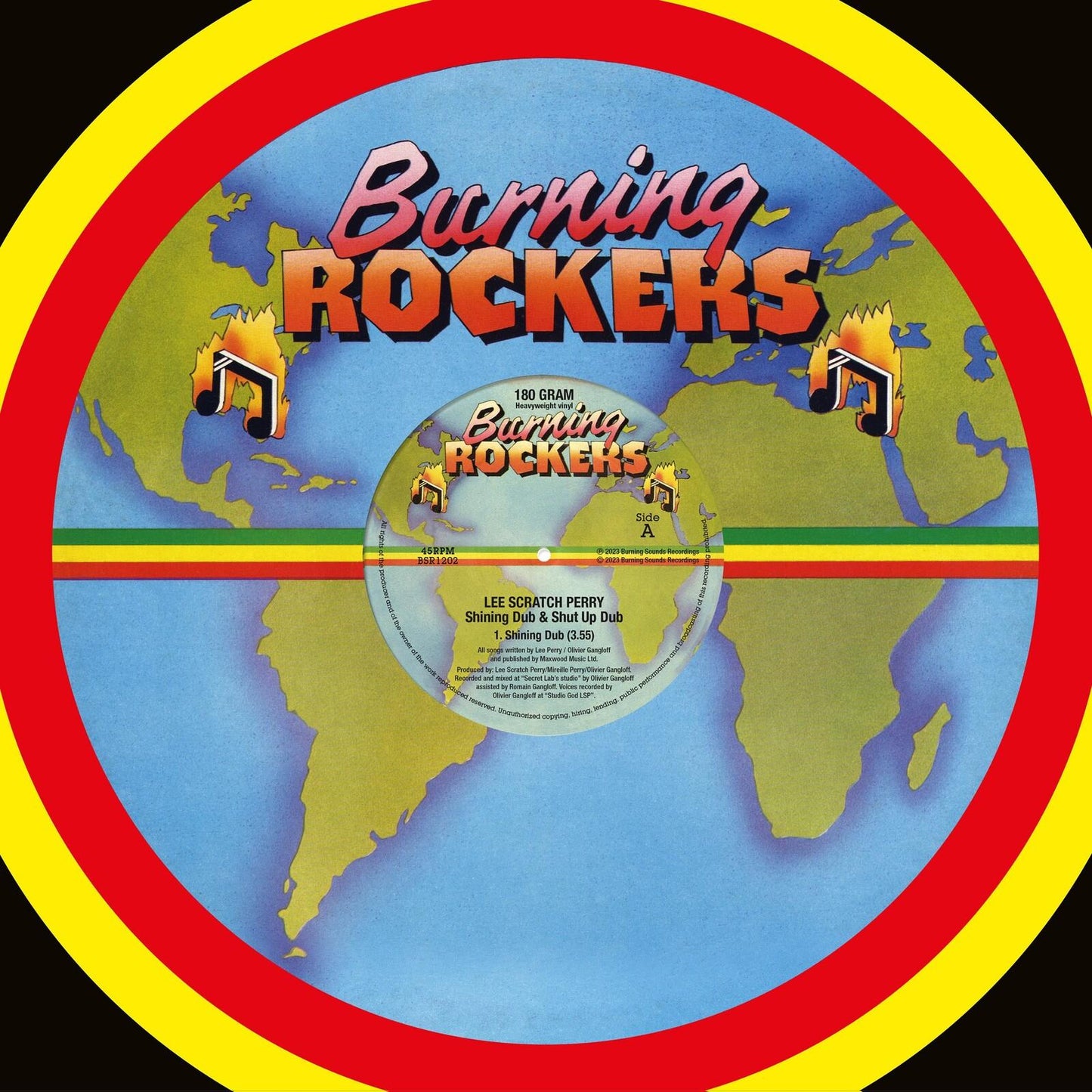 Lee Scratch Perry - Burning Rockers - 12 Inch