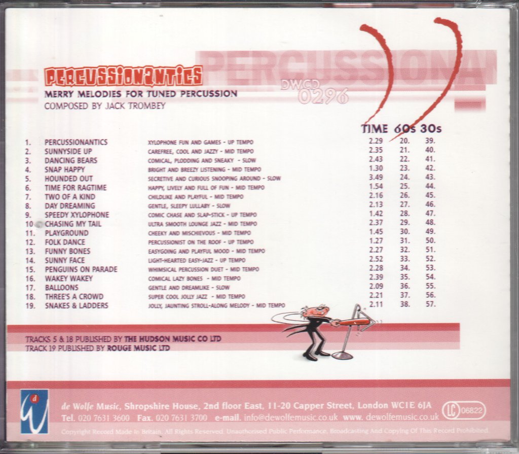 Jack Trombey - Percussionantics - Cd