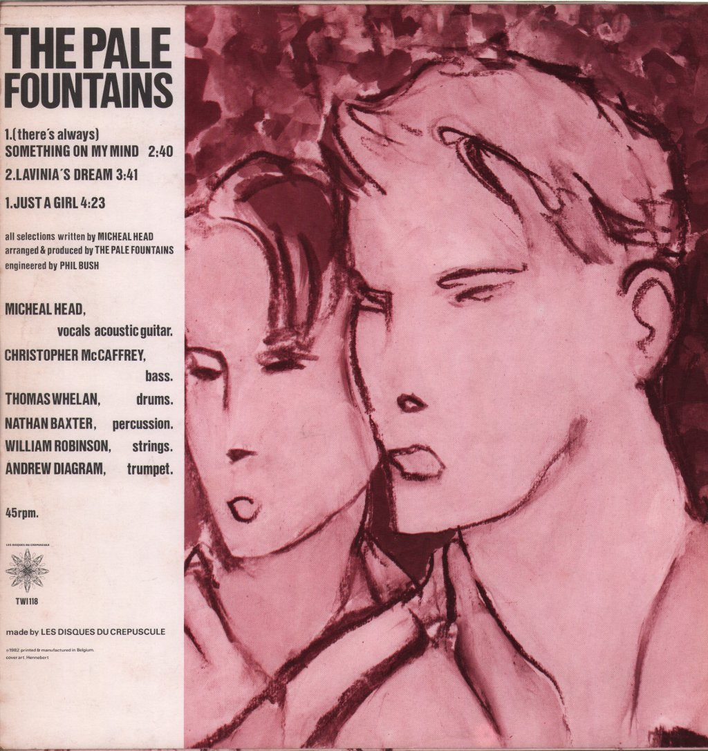 Pale Fountains - Something On My Mind - 12 Inch