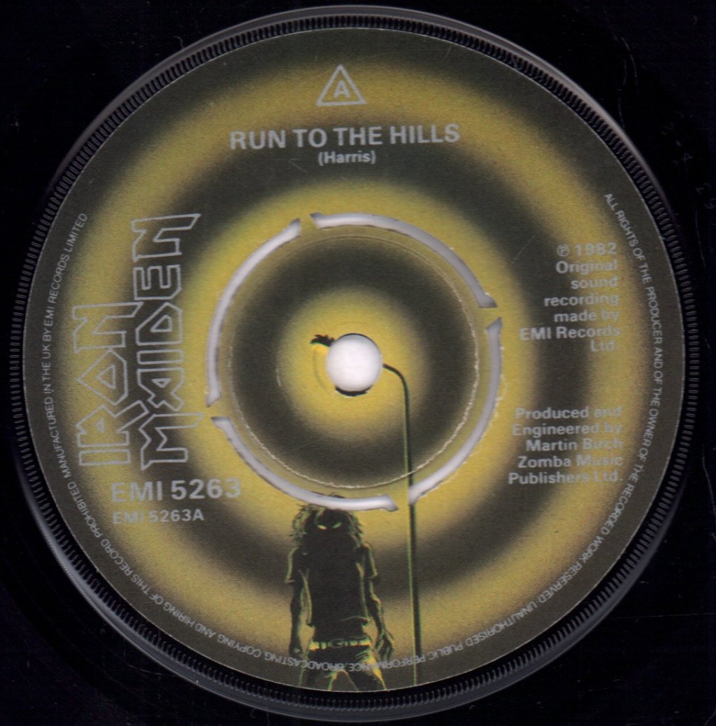 Iron Maiden - Run To The Hills - 7 Inch