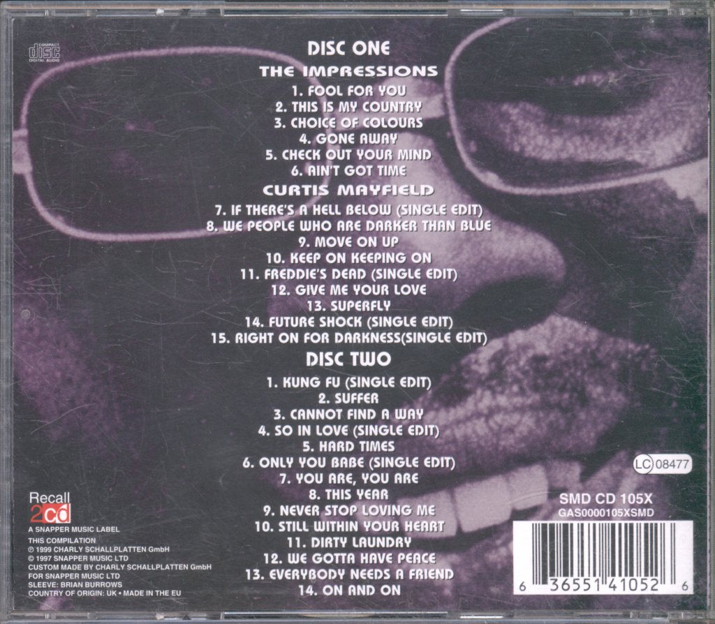 Curtis Mayfield - Ultimate Curtis Mayfield - Double Cd