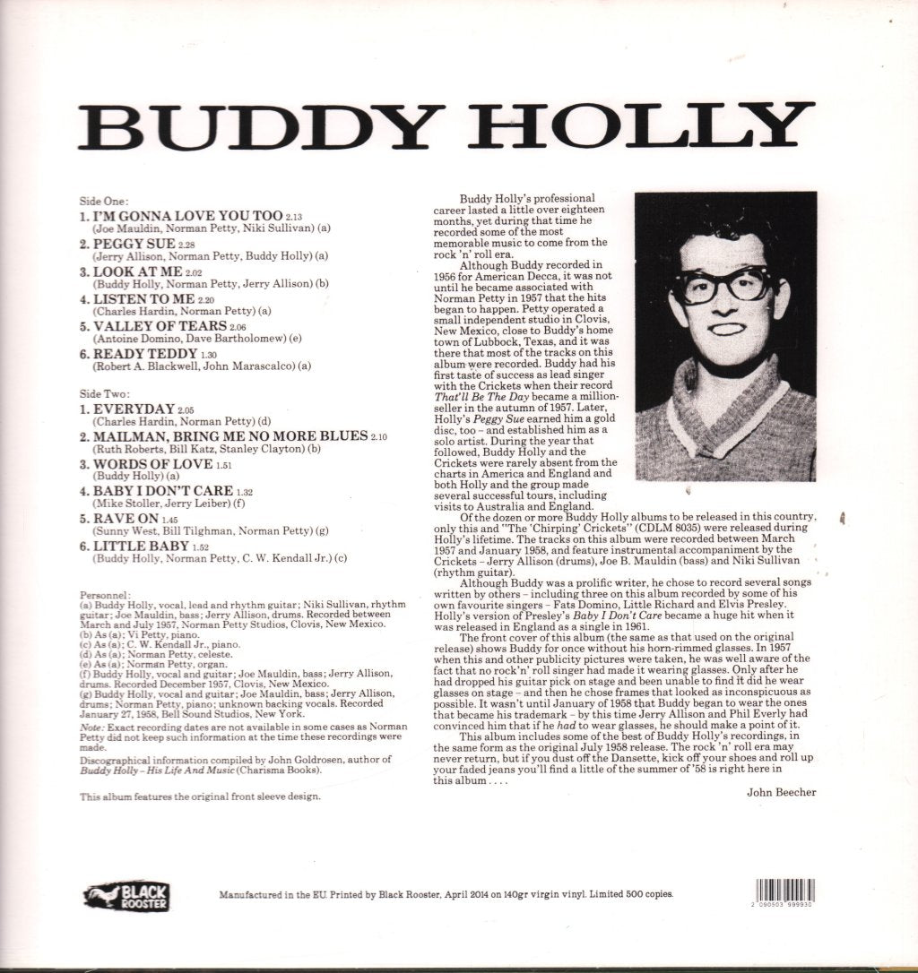 Buddy Holly - Buddy Holly - Lp