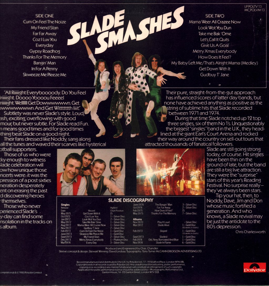 Slade - Smashes - Lp