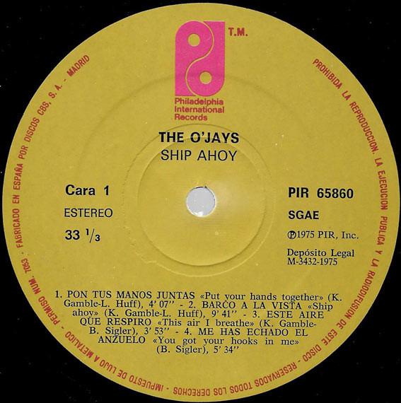 O'Jays - Ship Ahoy - Lp