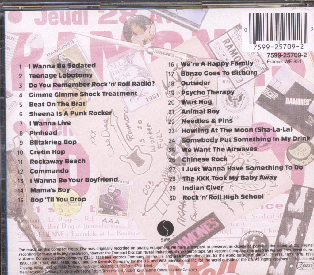 Ramones - Ramones Mania - Cd