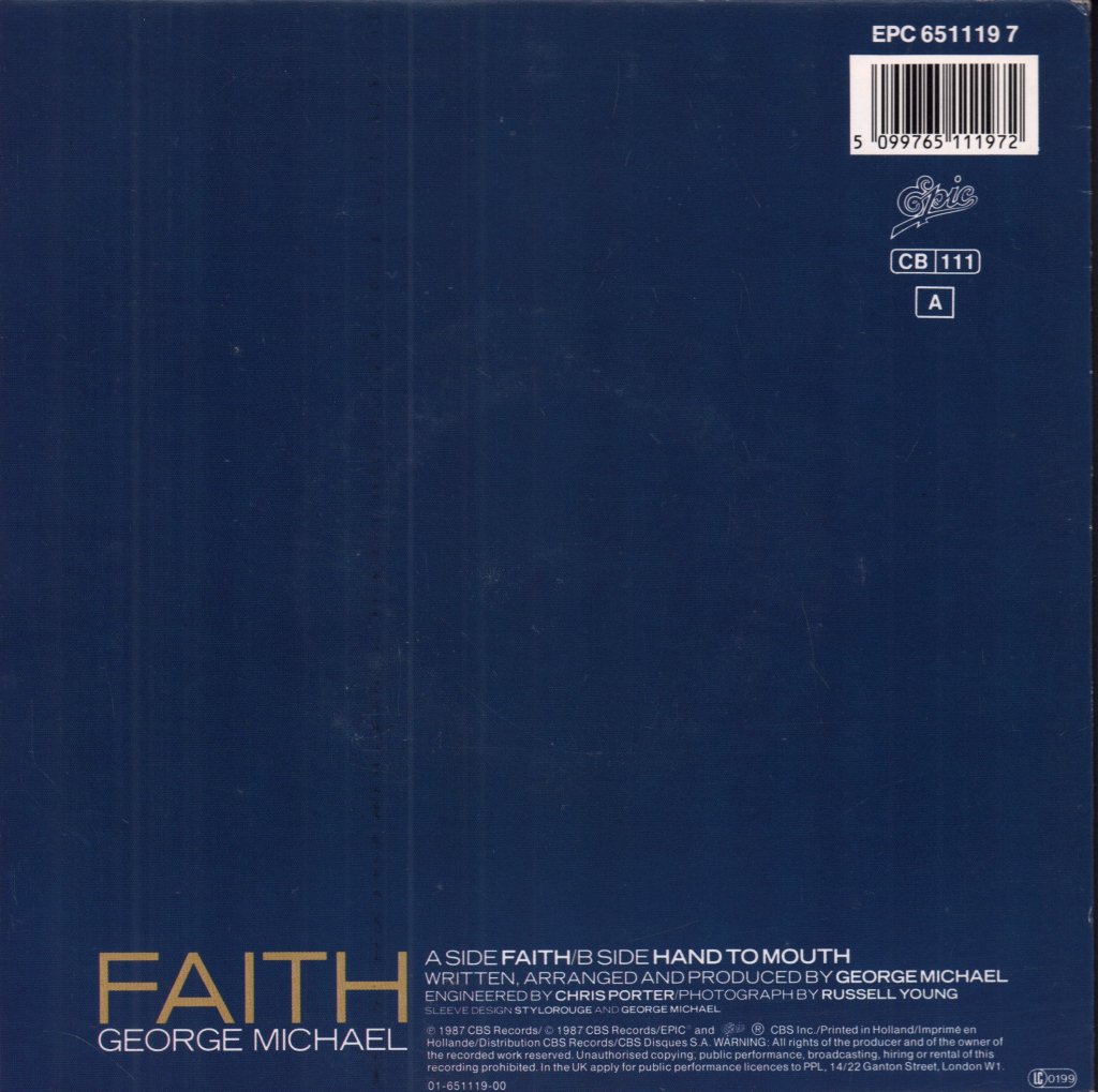George Michael - Faith - 7 Inch