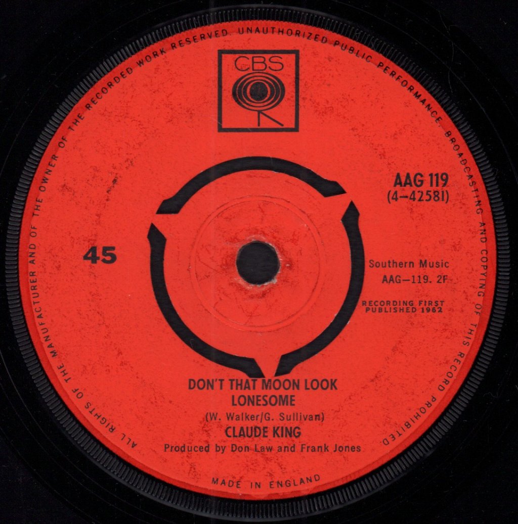 Claude King - Burning Of Atlanta - 7 Inch