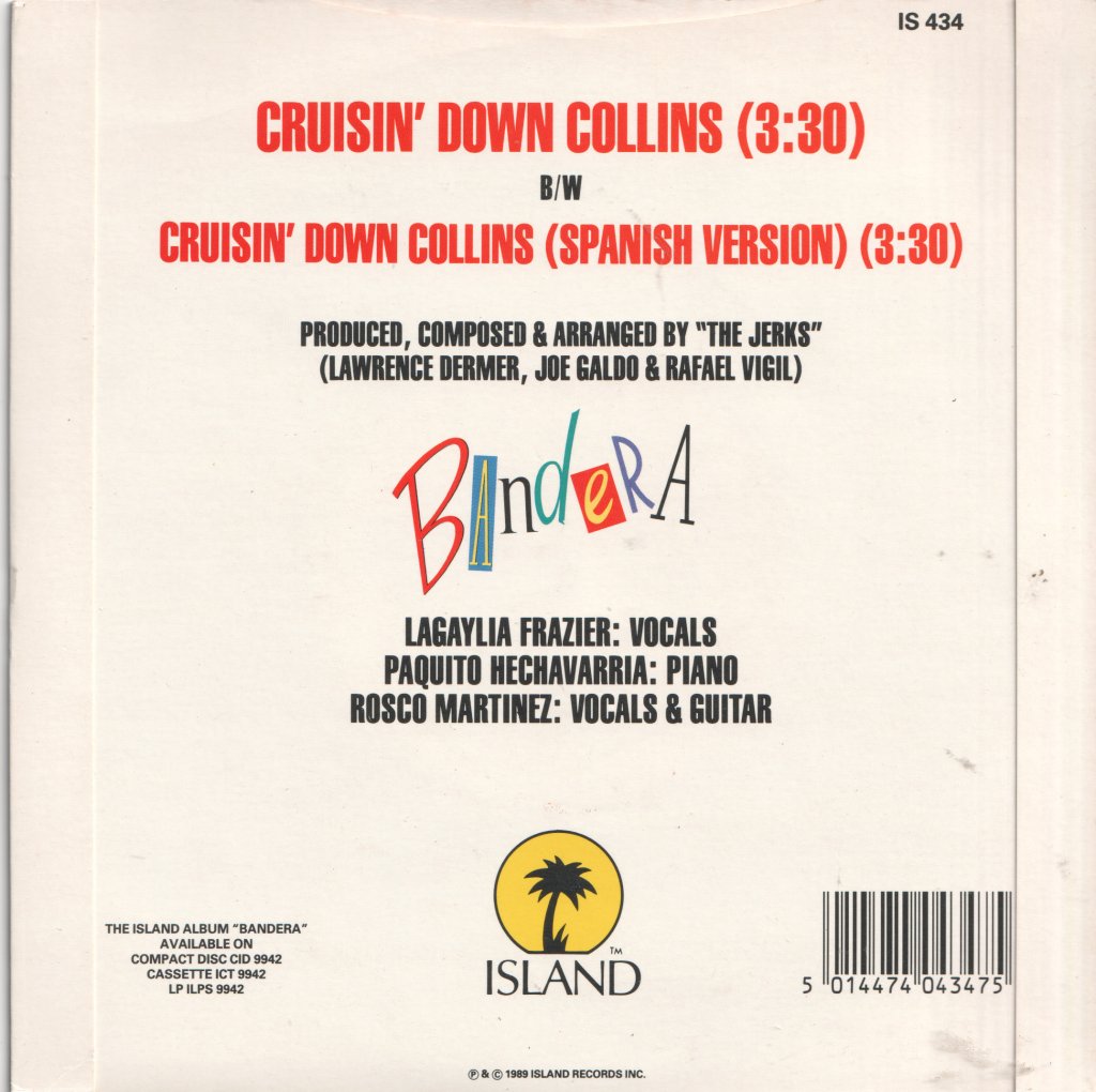 Bandera - Cruisin Down Collins - 7 Inch