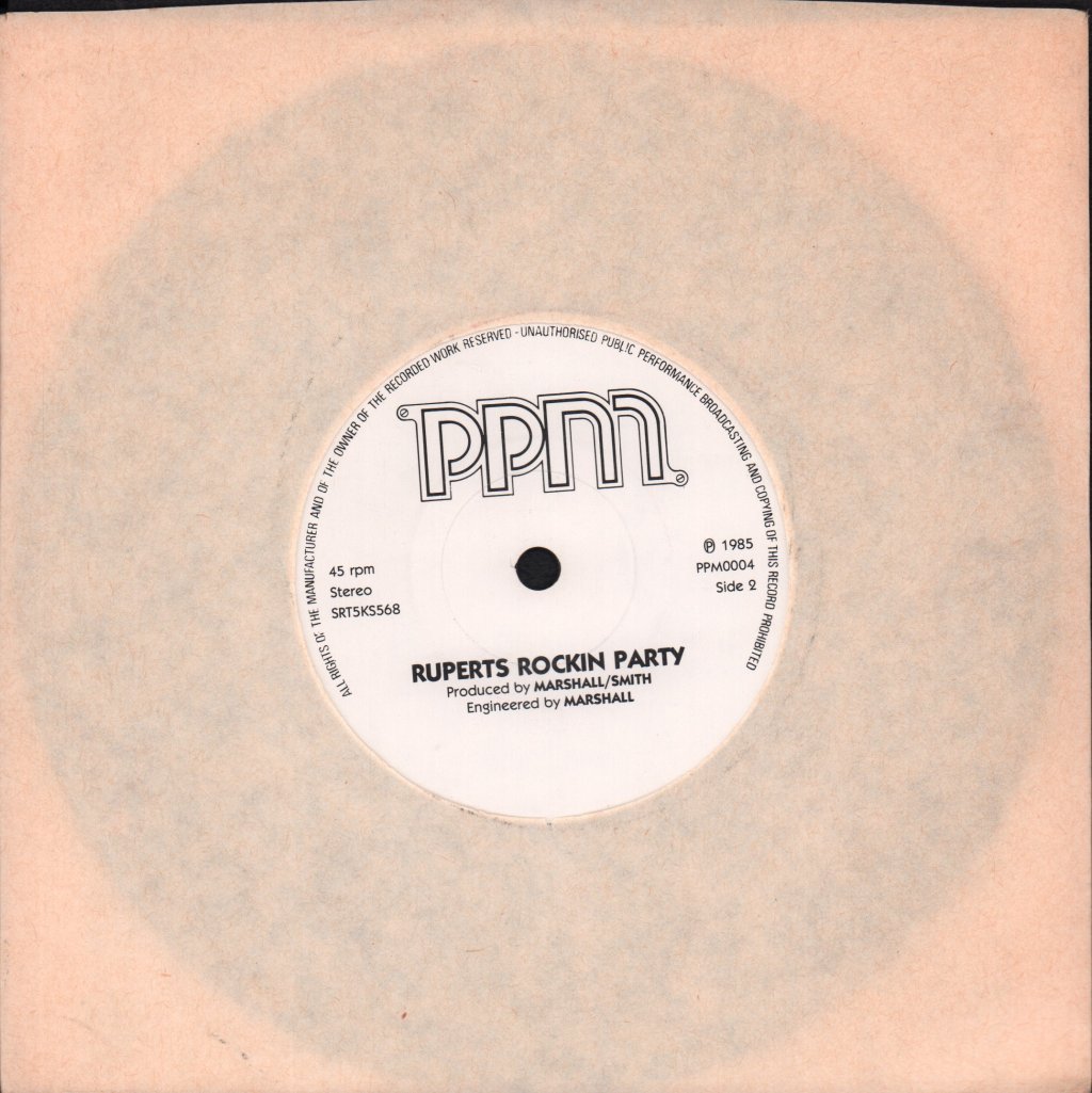 Rupert With The Honky Tonks - Hooked On Elvis - 7 Inch