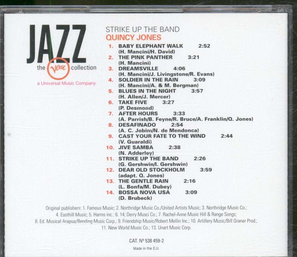 Quincy Jones - Strike Up The Band - Cd