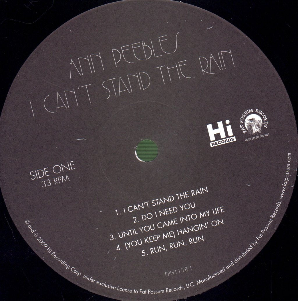 Ann Peebles - I Can't Stand The Rain - Lp