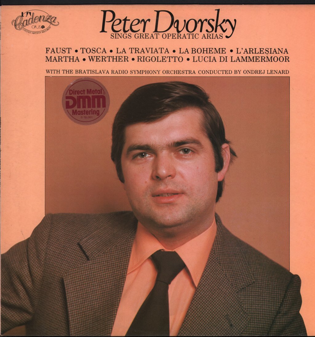 Peter Dvorsky - Peter Dvorsky Sings Great Operatic - Lp
