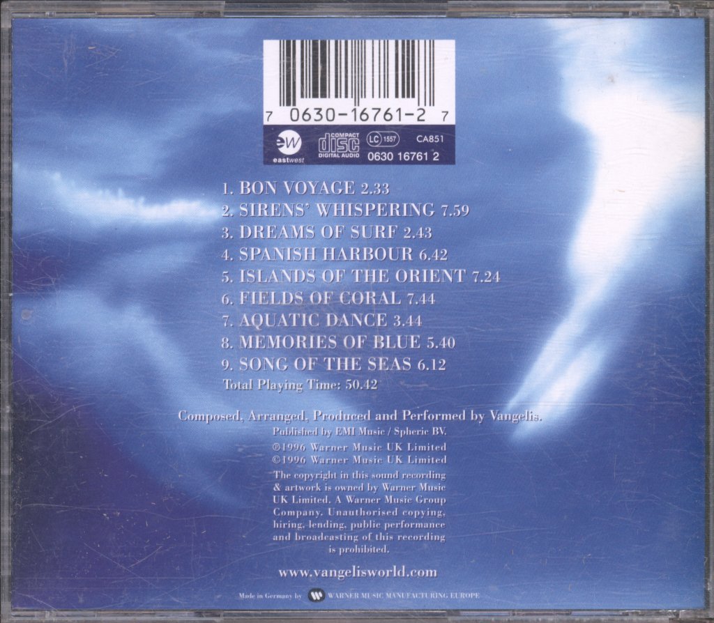 Vangelis - Oceanic - Cd