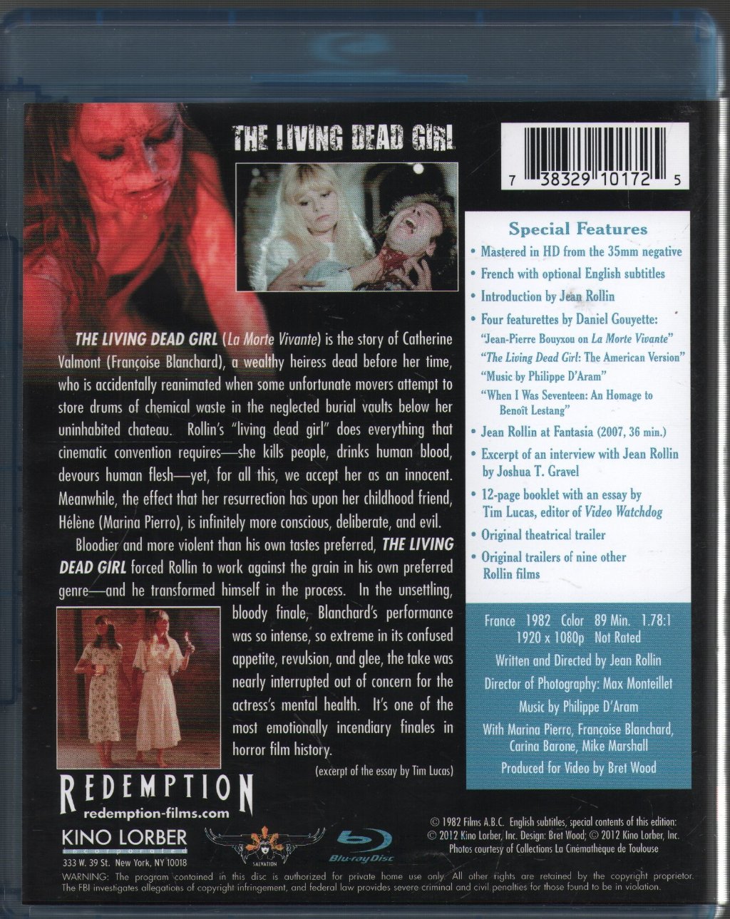 Jean Rollin - Living Dead Girl - Blu-Ray