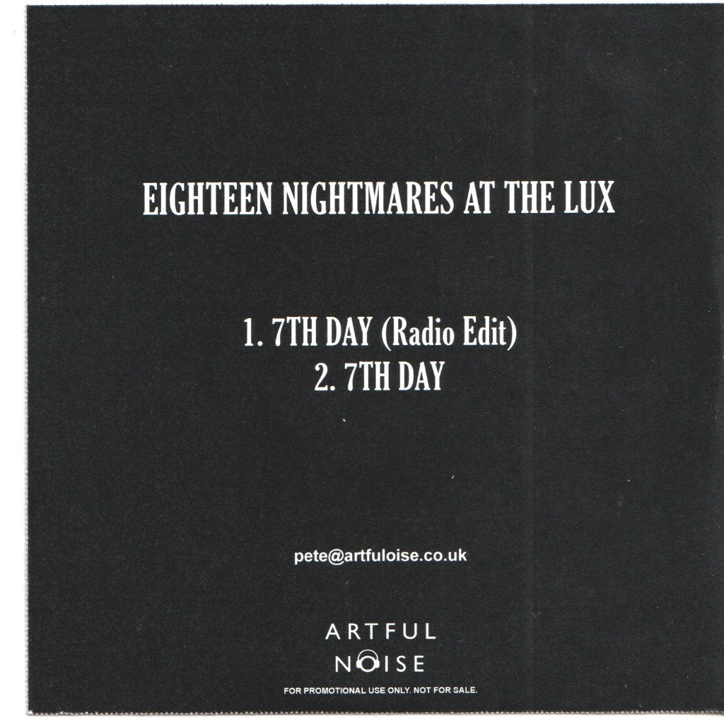 Eighteen Nightmares At The Lux - Mouth To Mouth - Cdr
